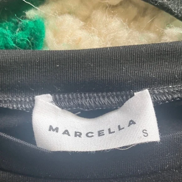 Marcella NYC Harling Sheer Jersey Baby Tee - Picture 5 of 5